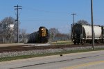 L301 heads across Viaduct St with cement cars for Buzzi